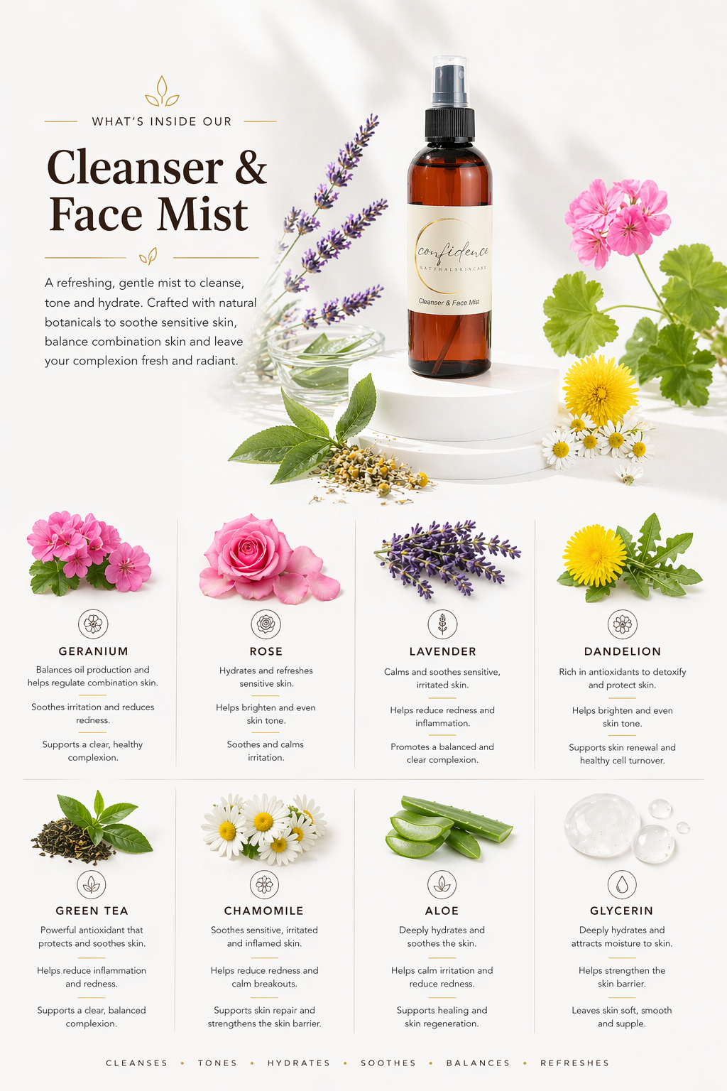 2in1 Cleanser & Face Mist
