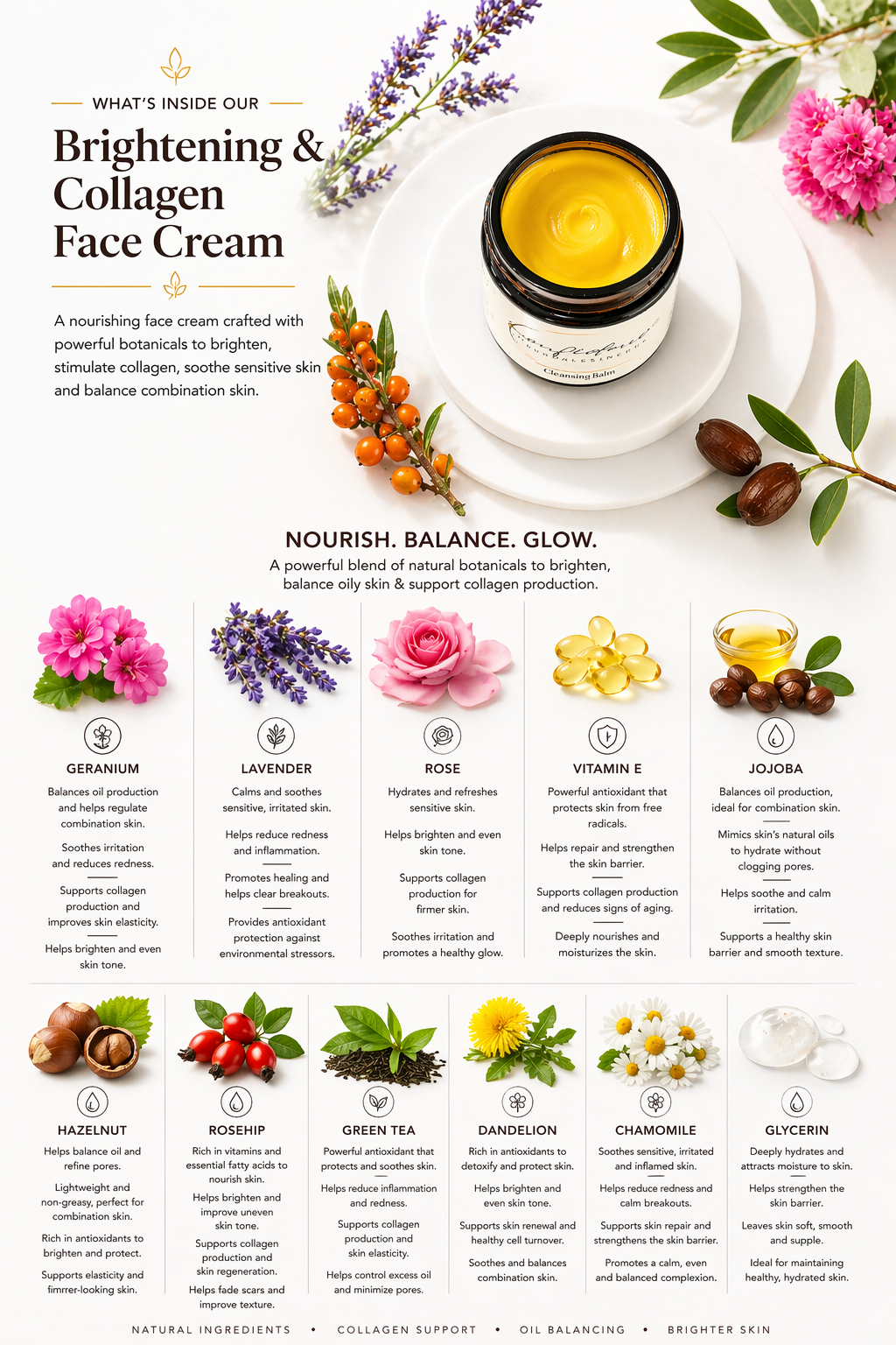 Brightening & Collagen Face Cream